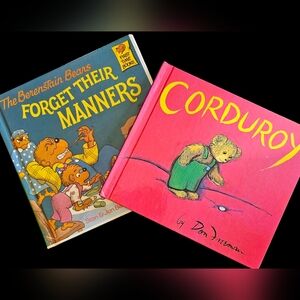 Corduroy and Berenstain Bears Kids Book Set